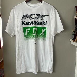 NWT Fox Racing x Kawasaki KX Kawi SS Tee White M